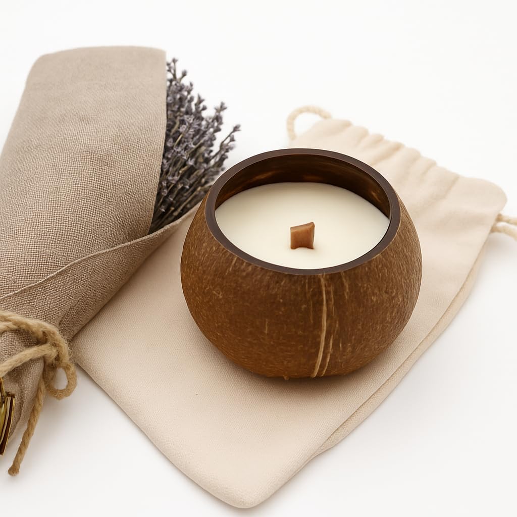 Coconut Shell Candles Carnival